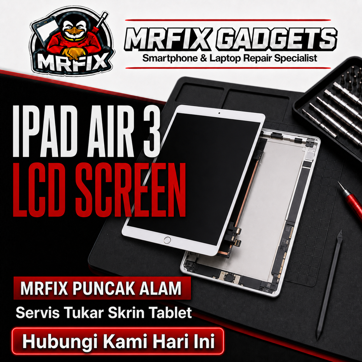iPad Air 3 LCD screen MRFIX Putrajaya
