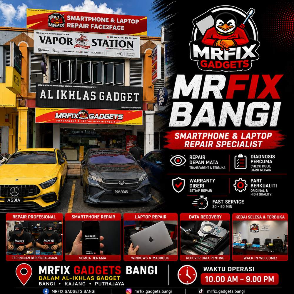 servis repair phone Bangi - MRFIX Bangi