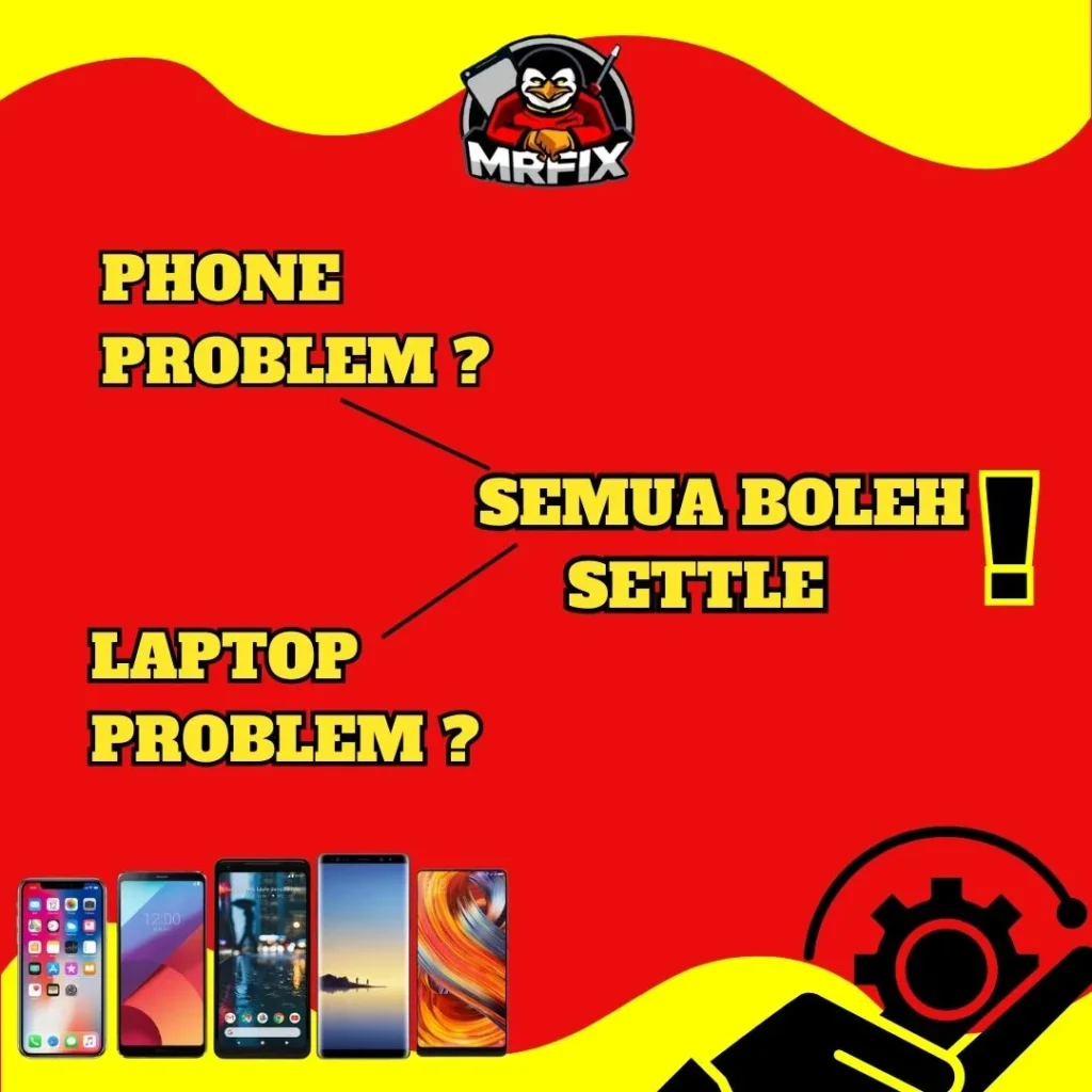 Kedai repair phone dan laptop MRFIX Shah Alam di Seksyen 7