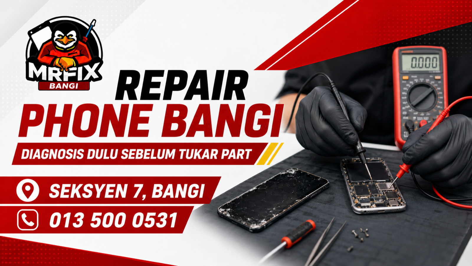 Repair Phone Bangi MRFIX Seksyen 7