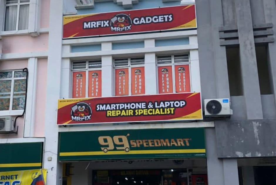 MRFIX Putrajaya Android phone repair shop above Speedmart 99 in Presint 8