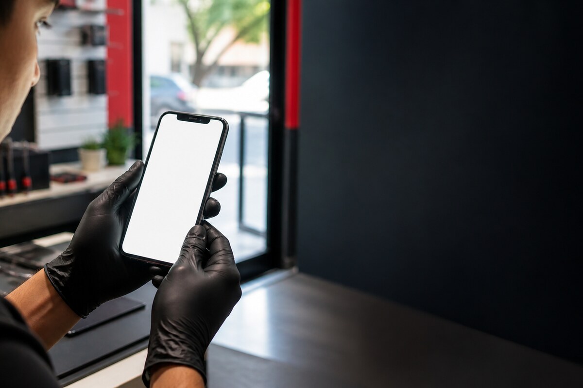 Pemeriksaan skrin terlalu gelap untuk repair auto brightness phone Bangi