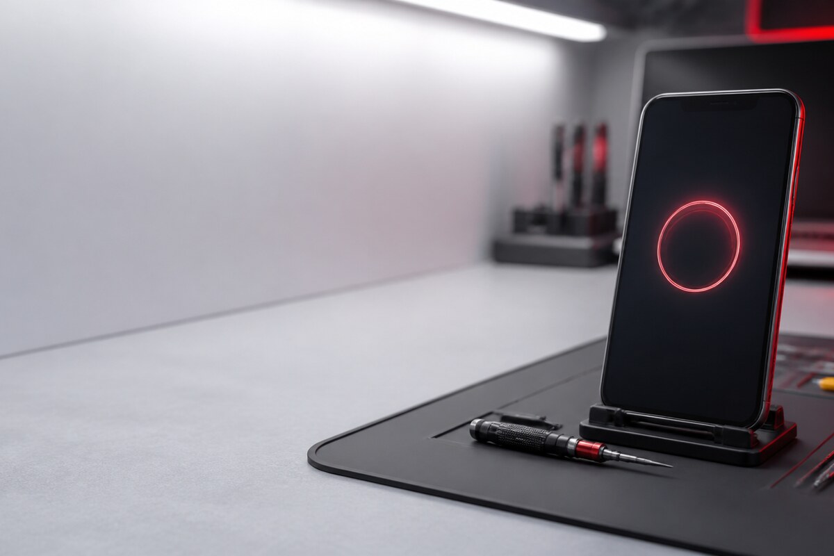 Diagnosis corak restart dan skrin logo telefon