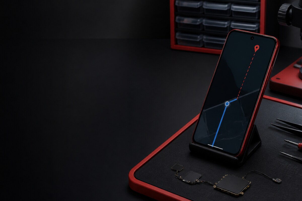 Diagnosis penerimaan lokasi dan satelit telefon