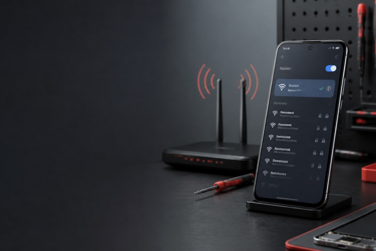 Telefon connected tanpa internet untuk repair WiFi phone Bangi