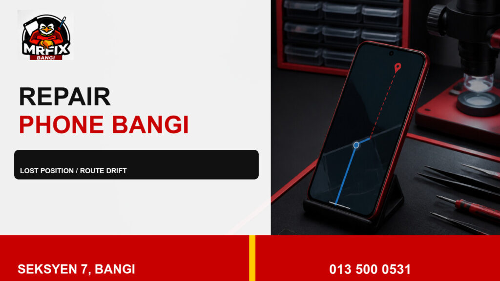 Repair GPS Phone Bangi: Lost Position and Route Drift — featured image