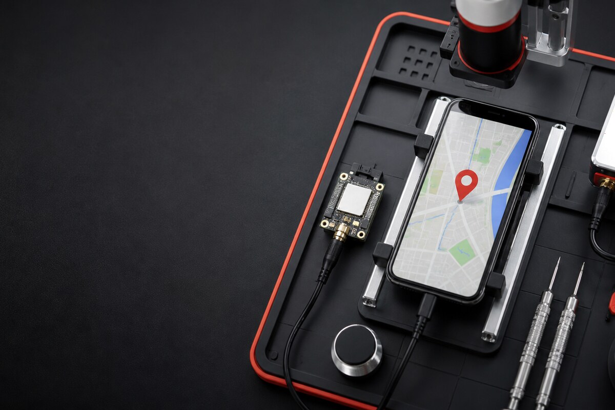Professional smartphone location-signal diagnosis