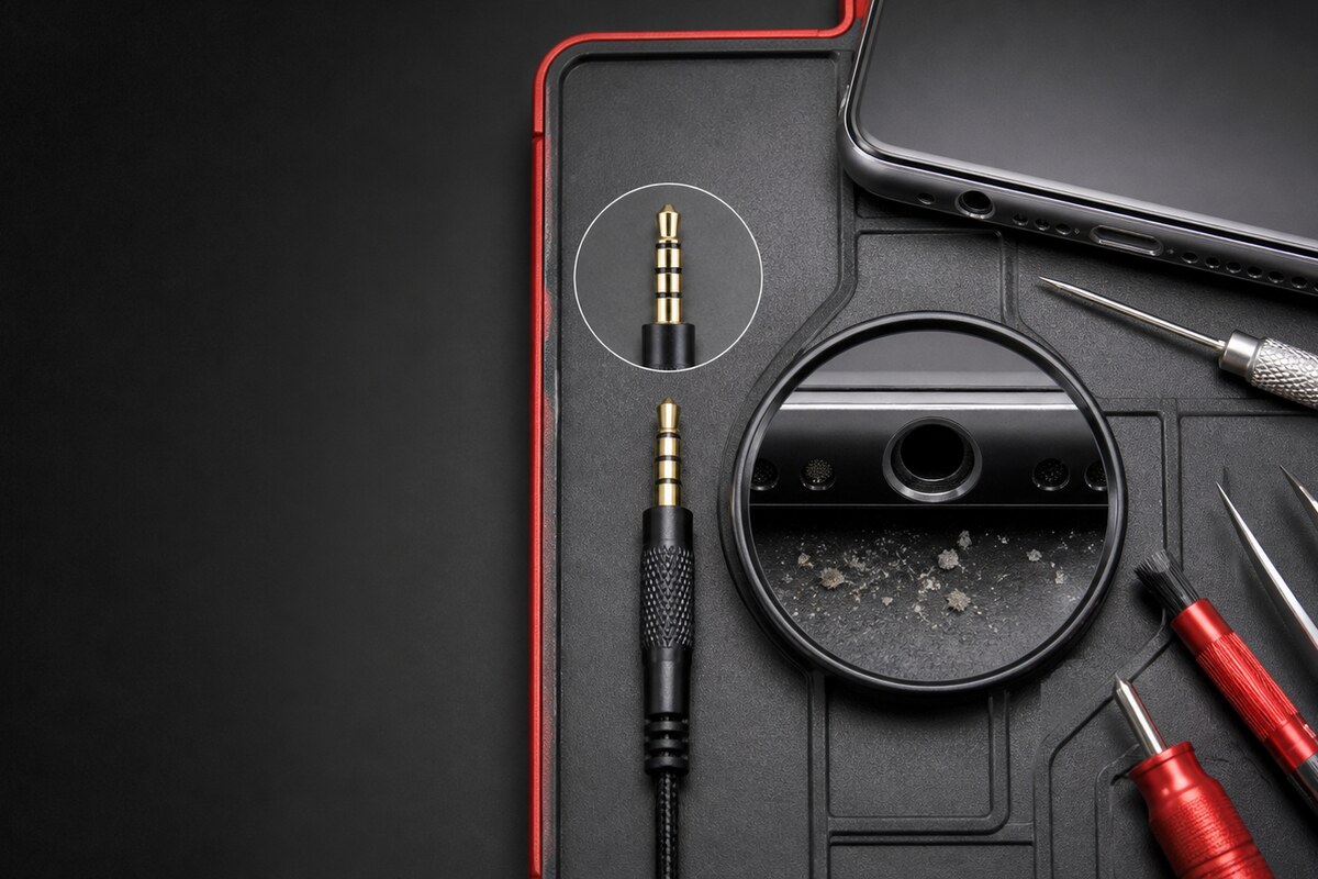 Loose headphone plug and phone audio port diagnosis