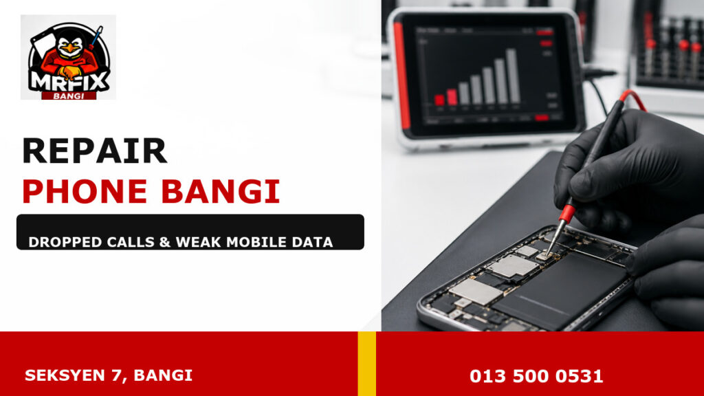 Repair Phone Signal Bangi – dropped calls and weak mobile data