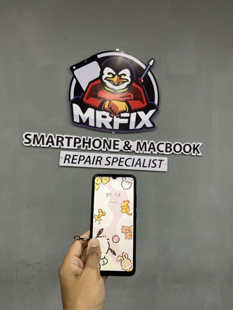 Contoh hasil pemeriksaan dan repair phone di MRFIX Saujana Utama