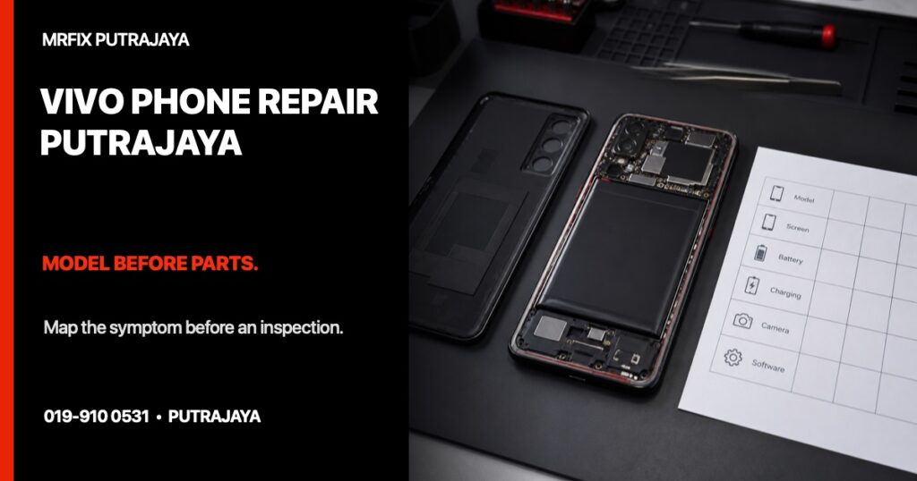 Vivo phone repair Putrajaya model and symptom guide