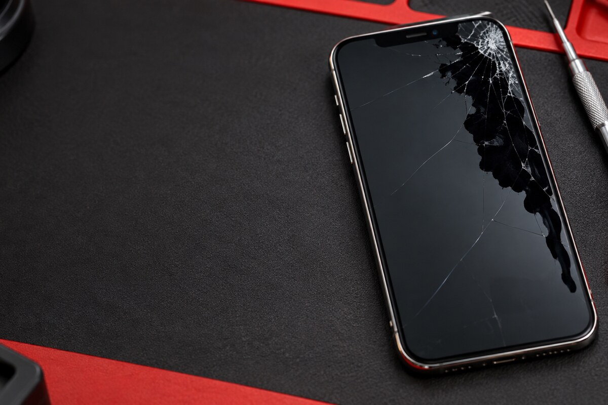 Tompok hitam pada skrin telefon diperiksa di Bangi