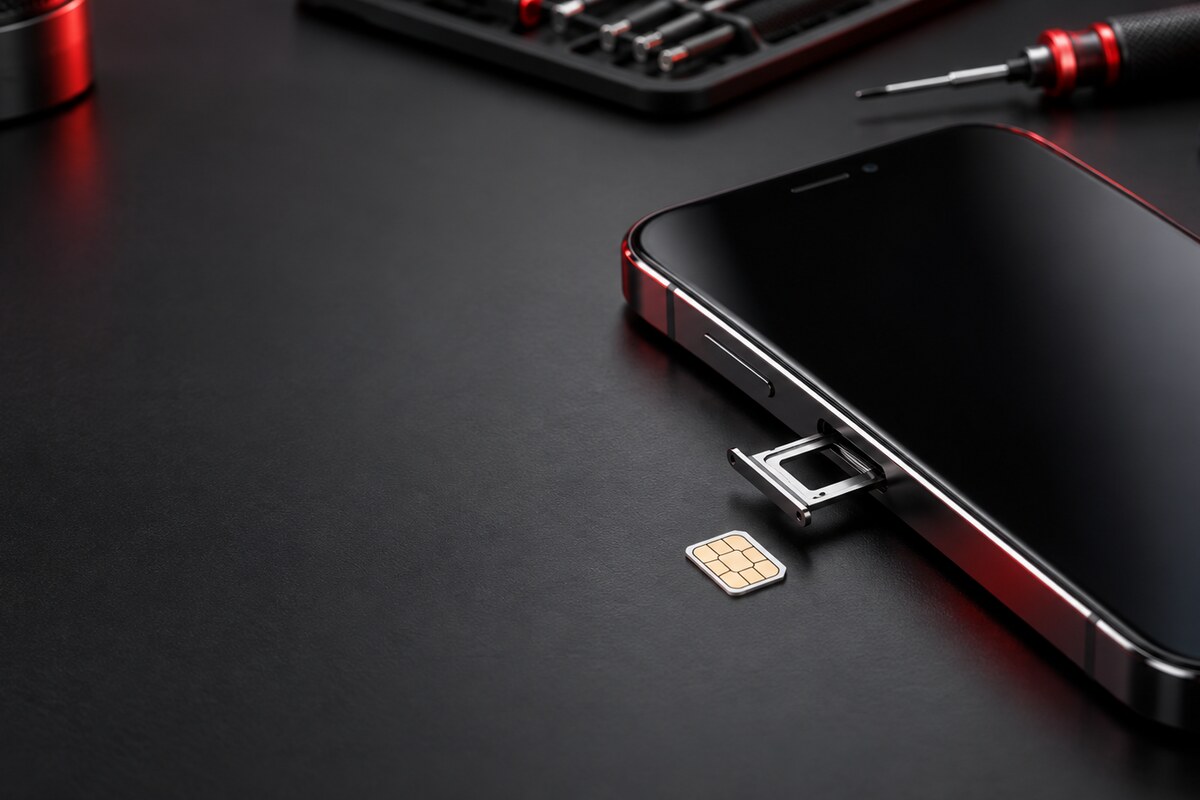 Pemeriksaan dulang SIM telefon yang tersangkut atau bengkok di Bangi