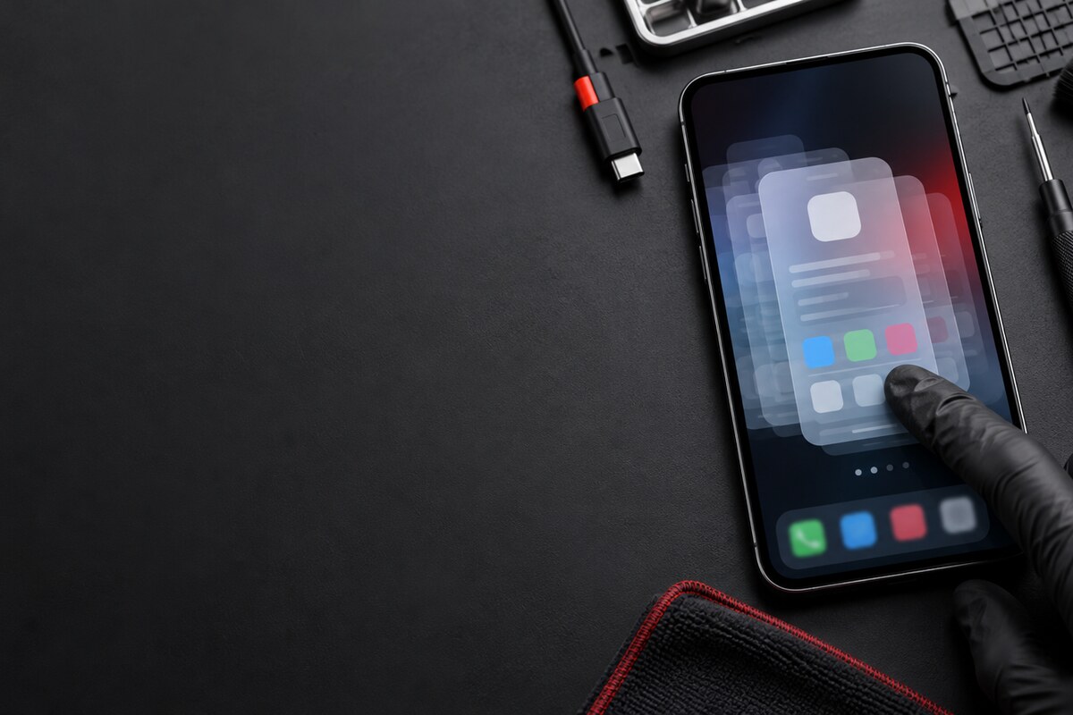 Phone freeze timeline checked before service